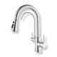 2 in 1 kitchen faucet helps to separate your kitchen faucet from kangen machine without making an additional hole