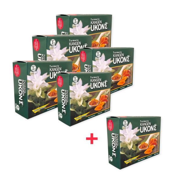 Kangen Ukon Turmeric supplement bundle deal buy 5 and get 1 free